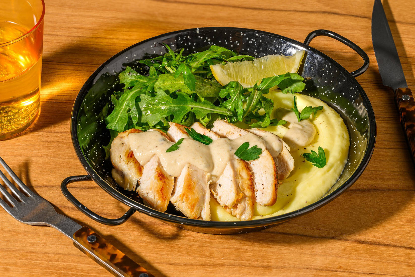 Cacio e pepe-inspirerad kyckling