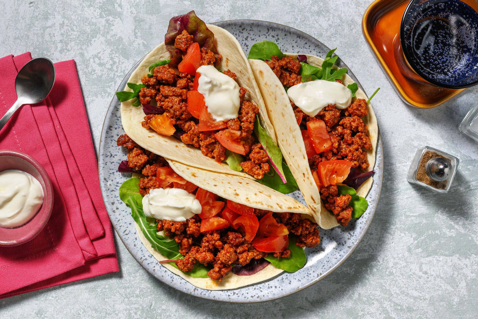 Super Quick Tex-Mex Style Beef Tacos