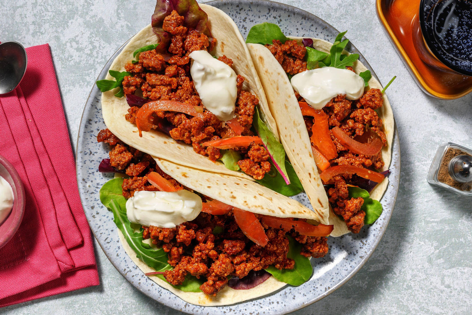 Super Quick Tex-Mex Style Pork Tacos