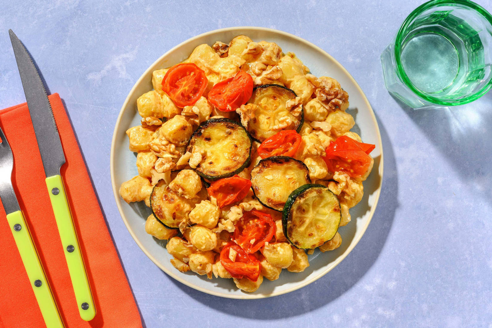 Chicche cremose allo stracchino e mazzancolle