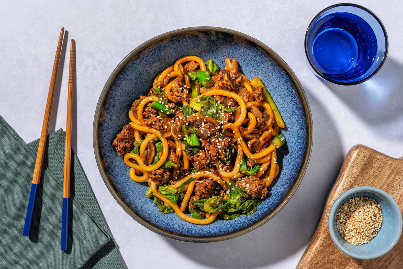 Easy Peasy Gochujang Beef Udon