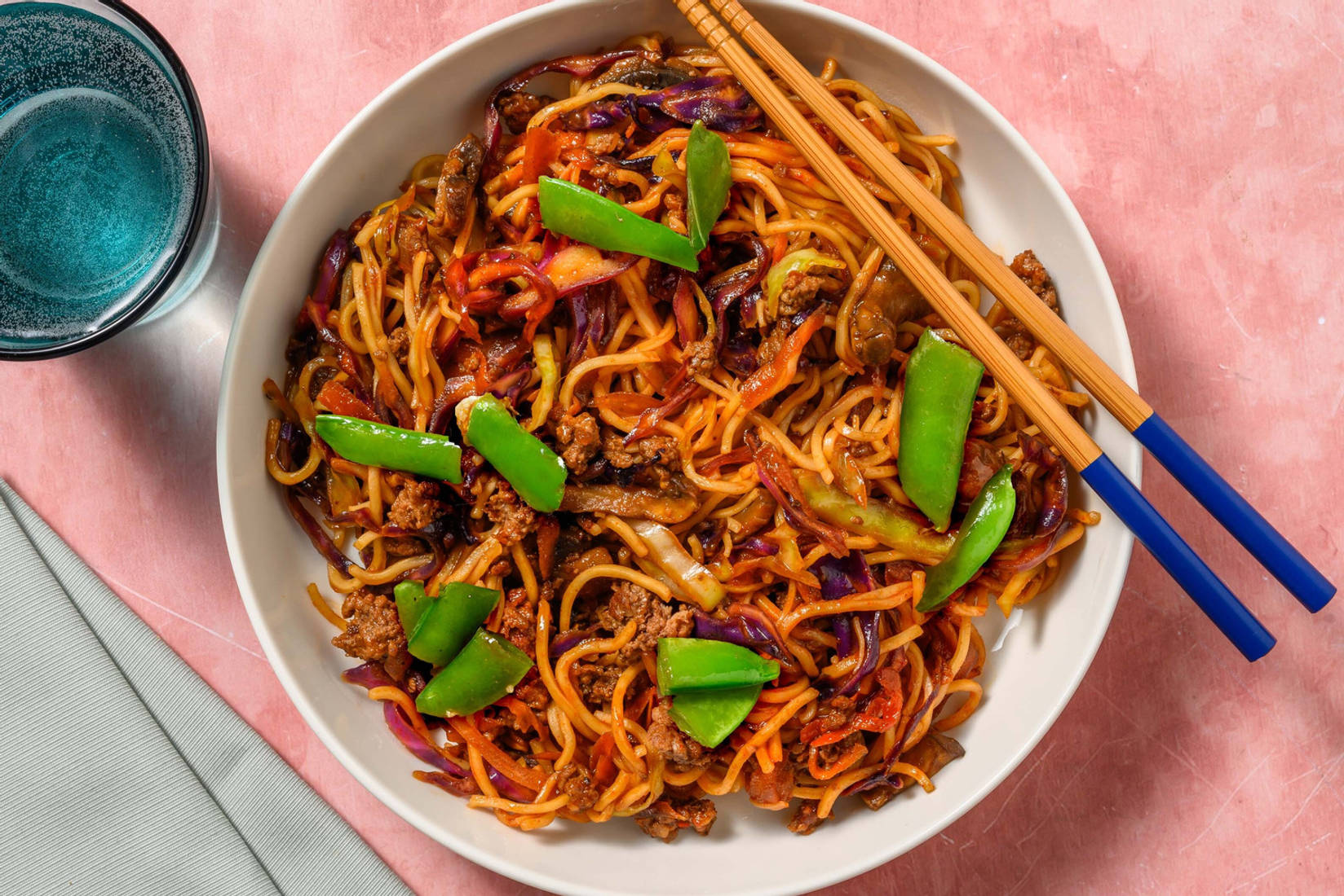 Easy Peasy Korean Style Beef Noodles