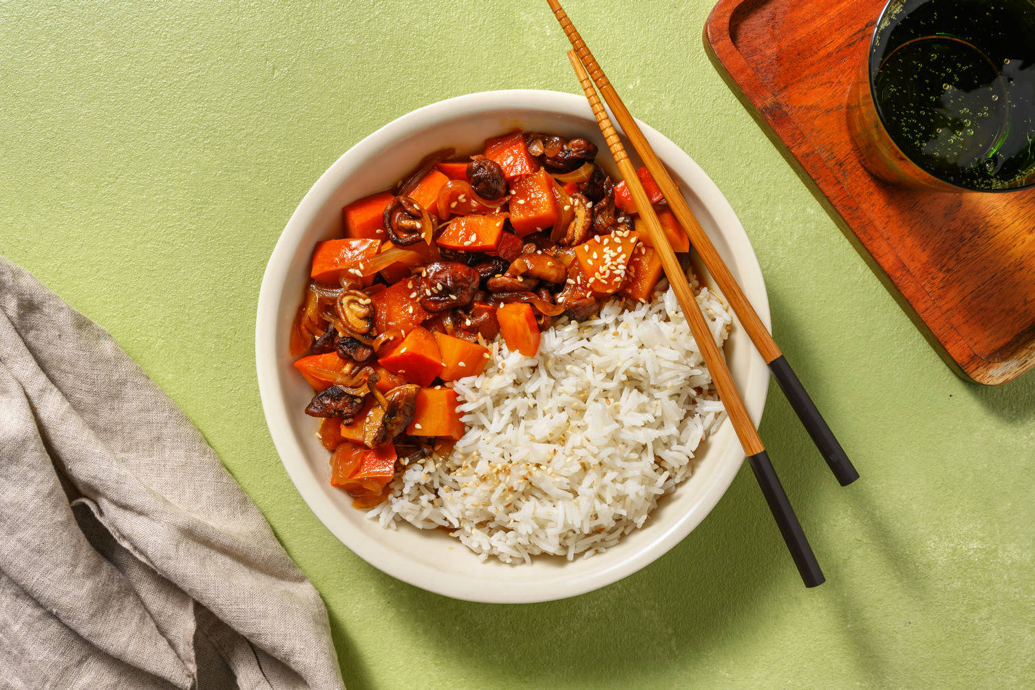 Stufato di zucca alla giapponese