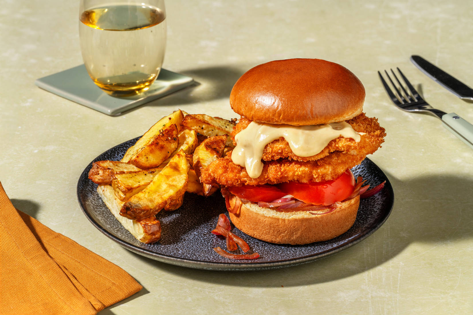 Honey Mustard Chicken Burger