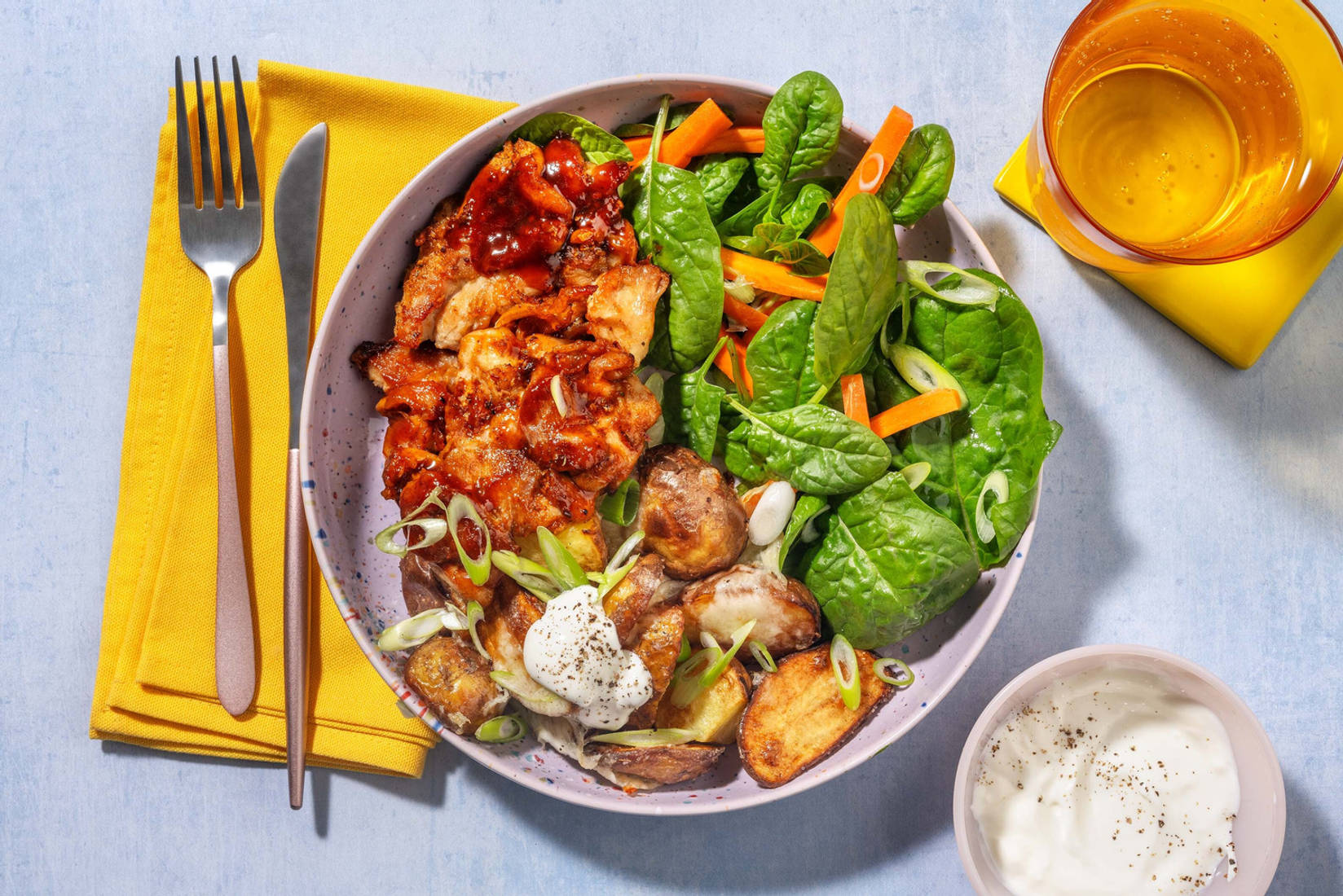 BBQ-Sauced Chicken Thighs