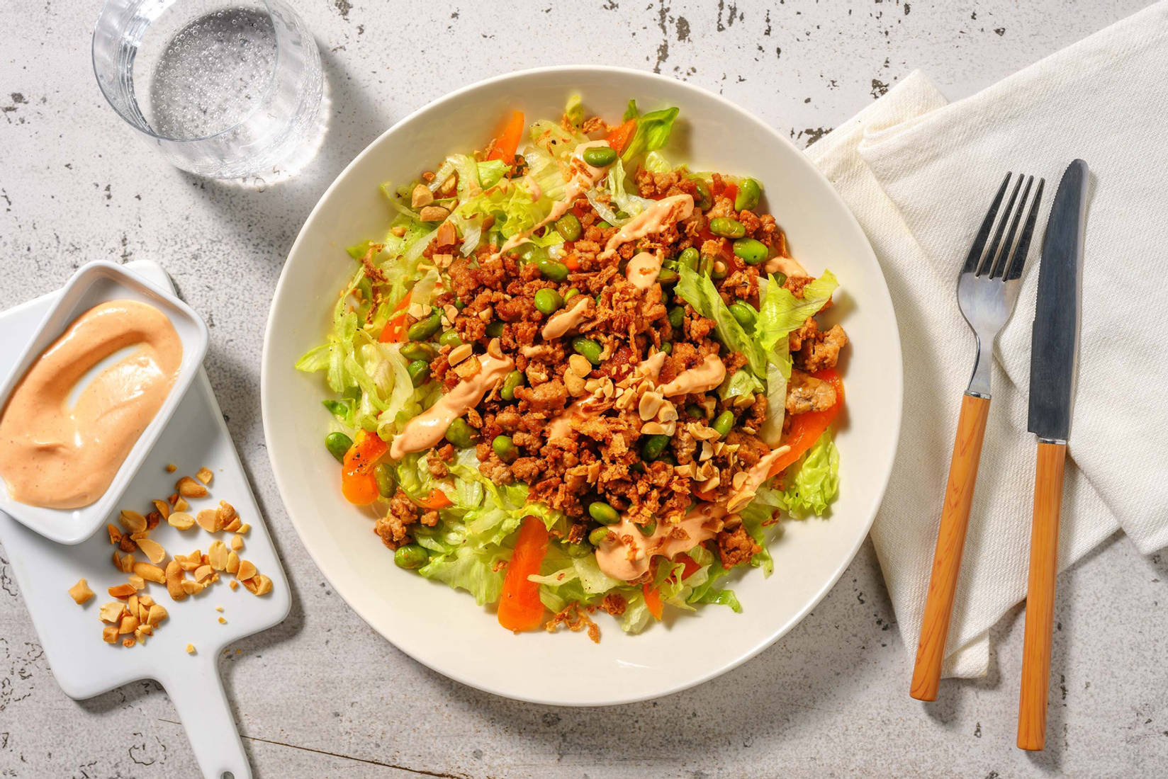Salade croustillante au Beyond Meat®