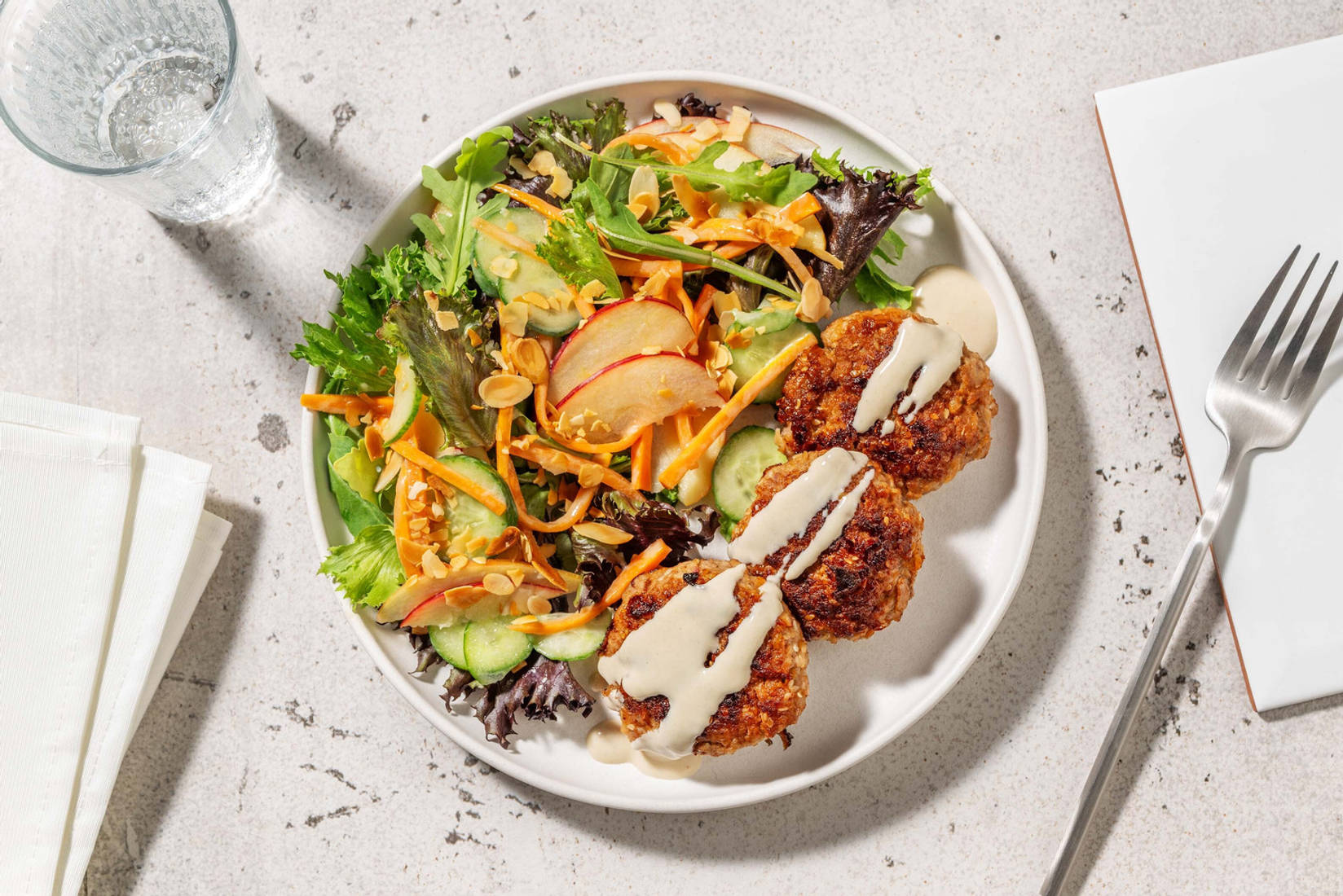 Galettes de dinde Moo Shu au sésame