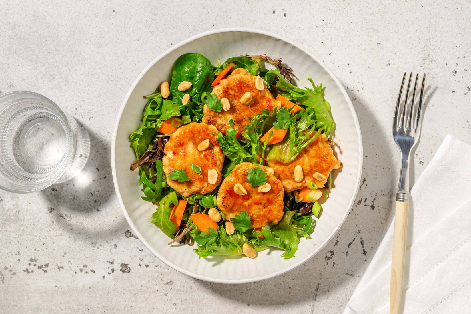 Galettes de dinde façon vietnamienne