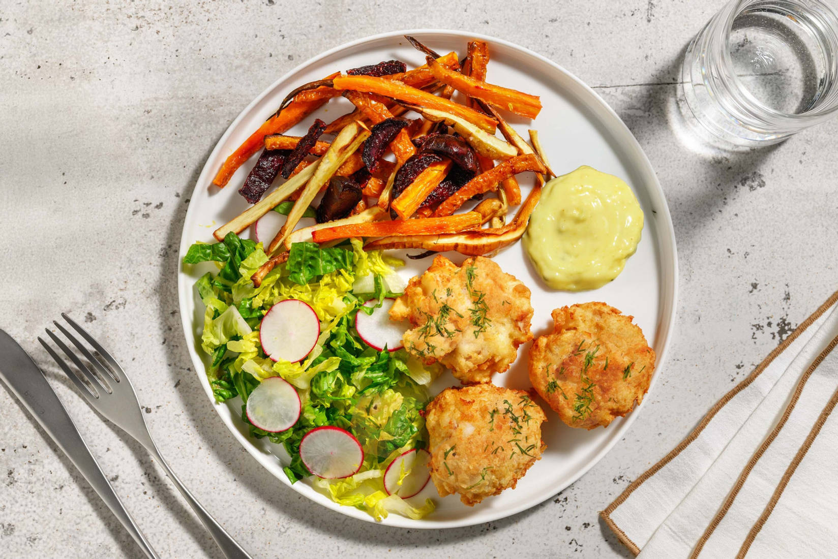 Gyldenstegte fiskefrikadeller