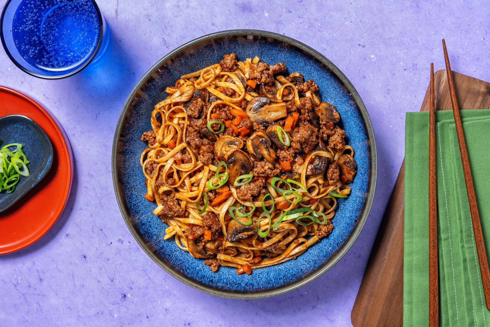 Asiatisk blandfärswok