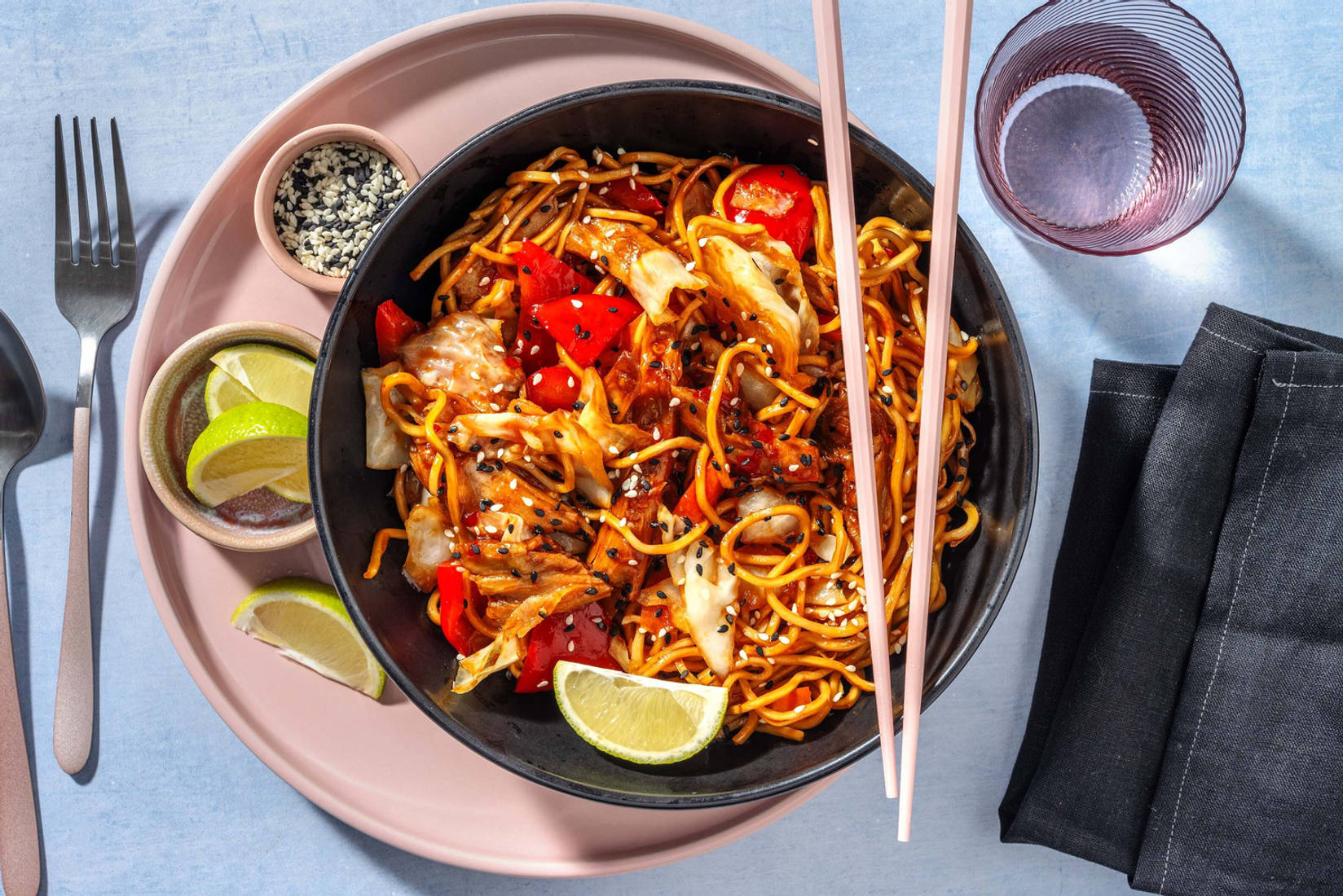 Chawarma végétarien au wok