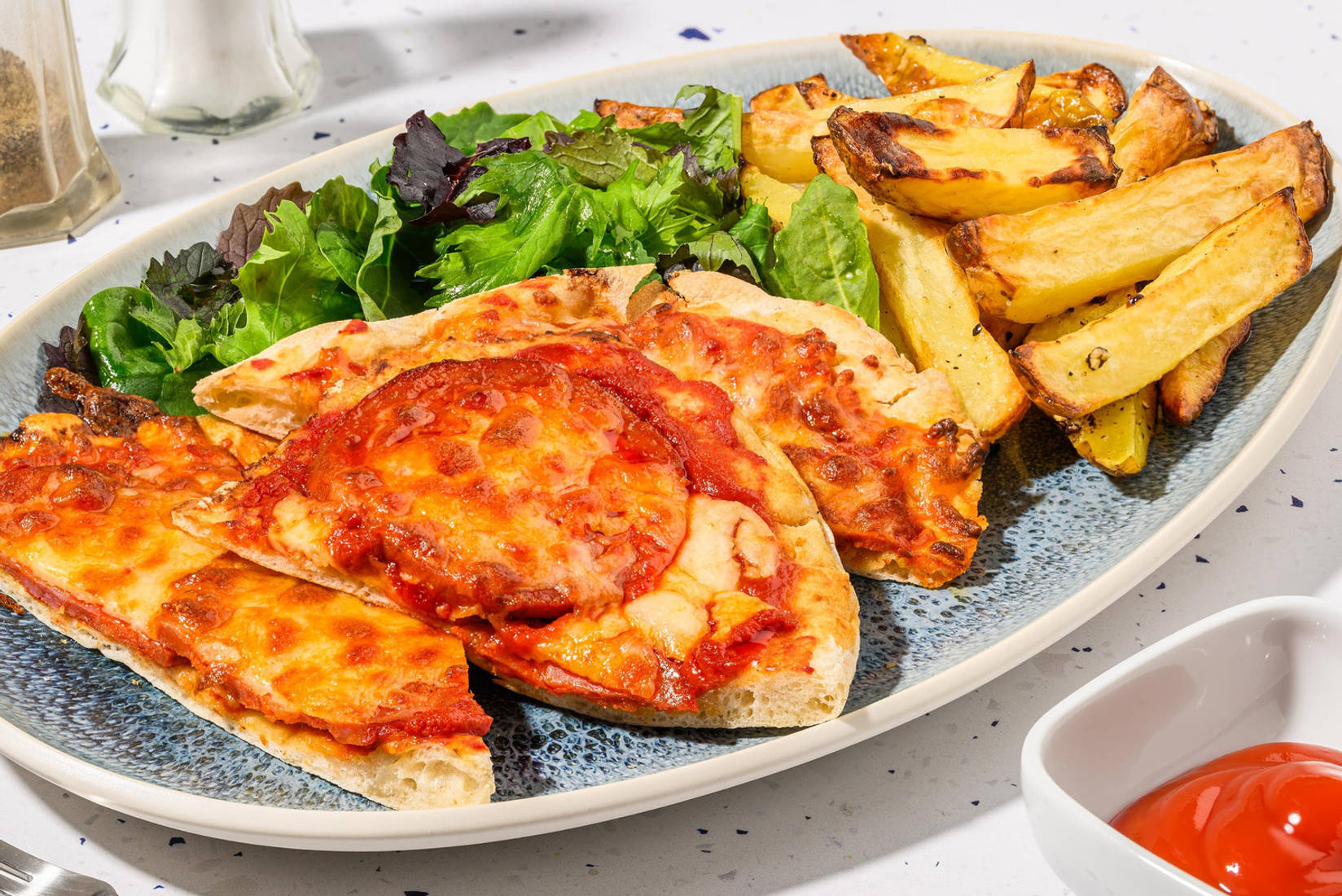 Cheesy Chorizo and Honey Naanizza