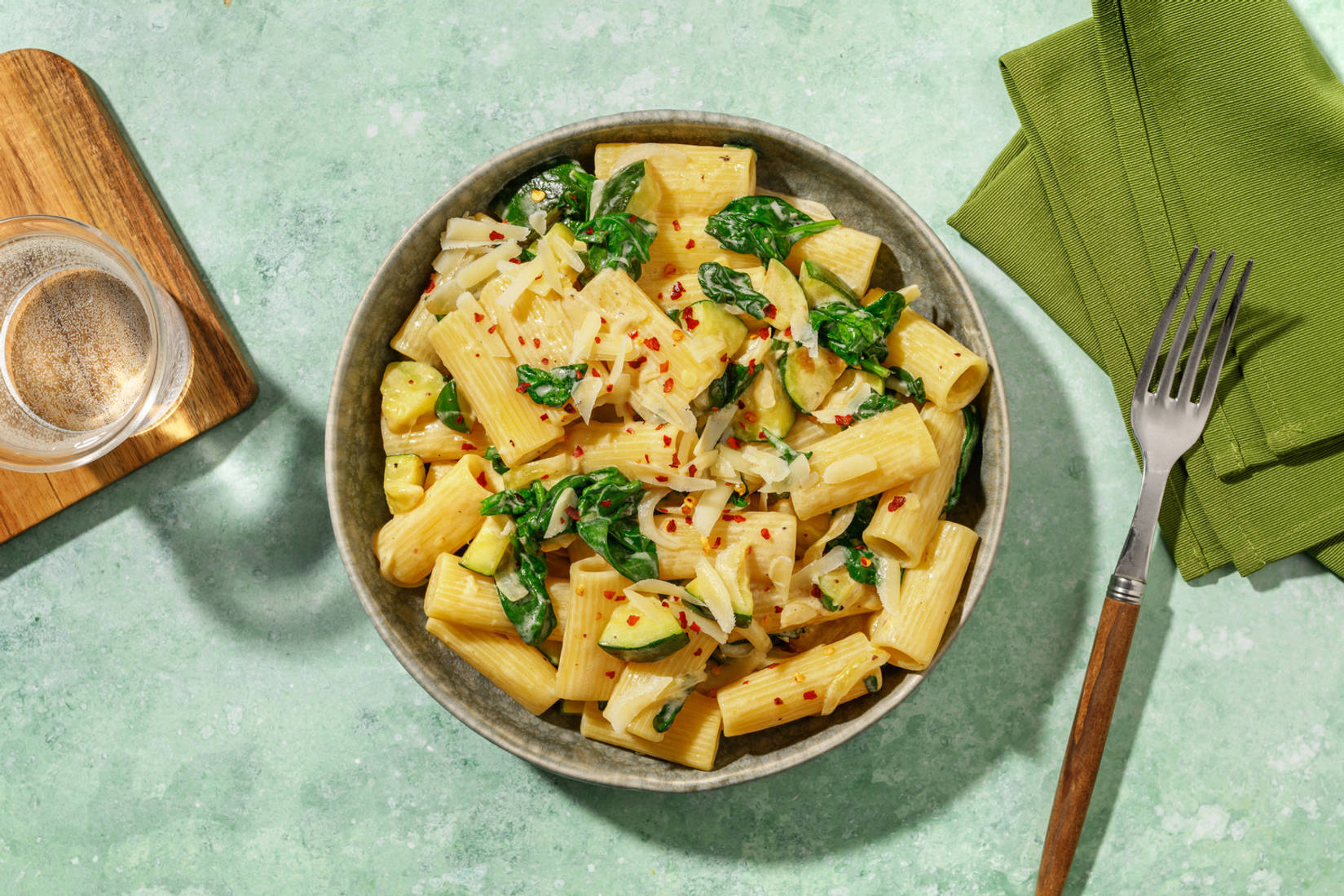 Creamy Courgette Rigatoni with Chicken