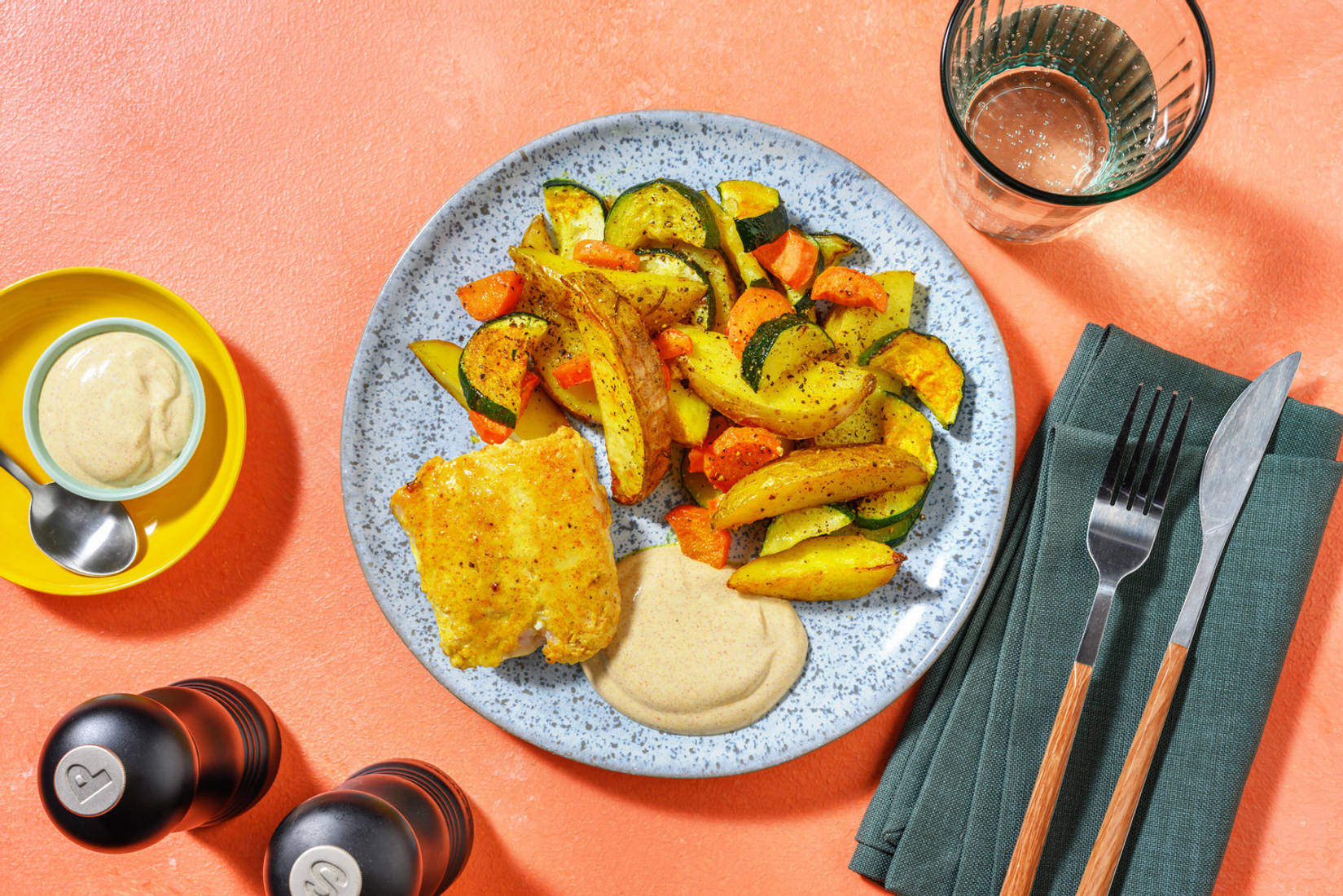 Merluza al estilo tandoori