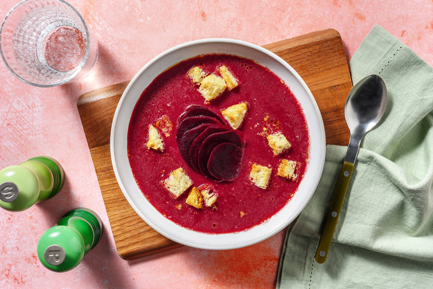 Gazpacho casero de remolacha