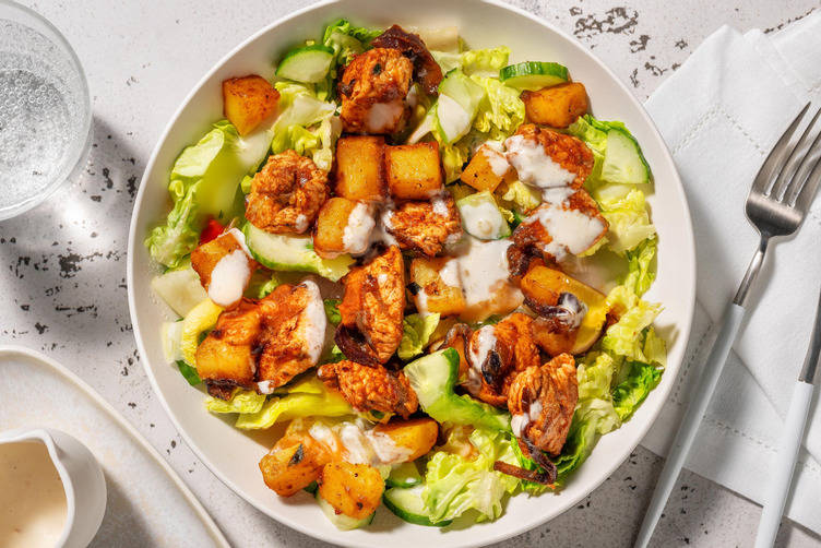 Tandoori stijl kalkoensalade