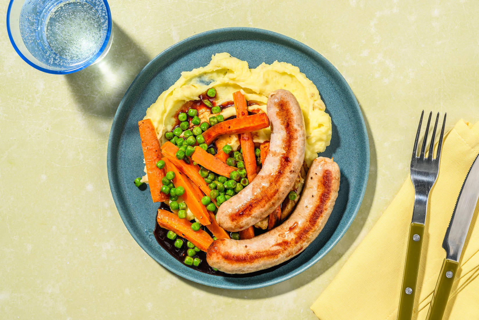 Banging Bangers and Garlic Mash