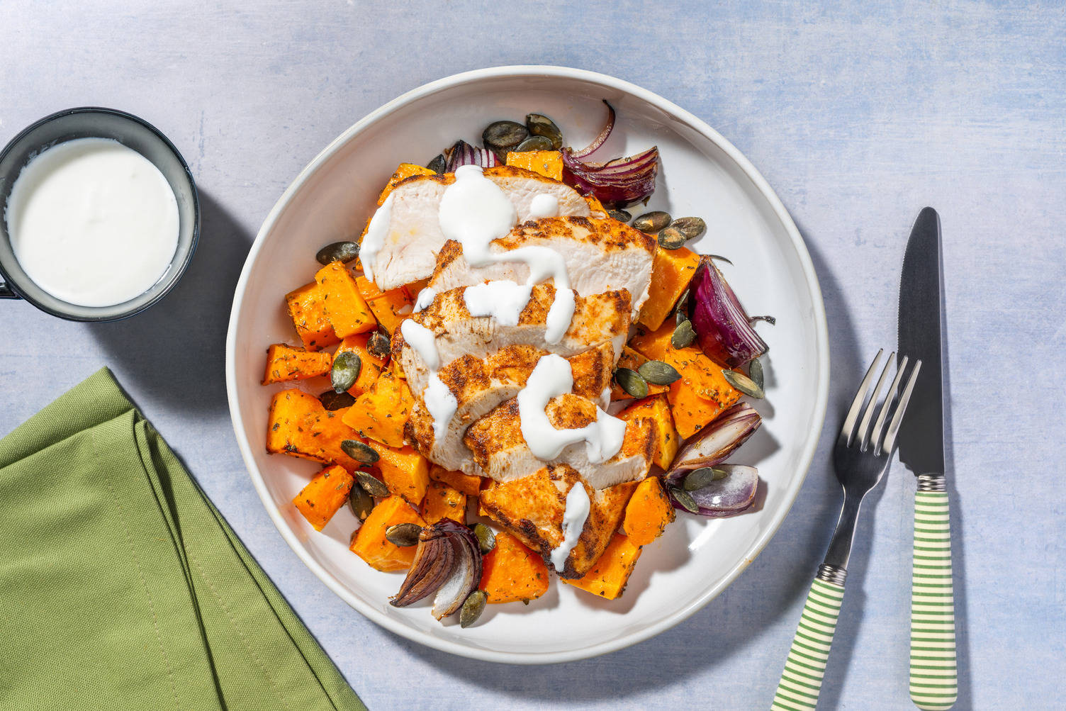 Petto di pollo dorato alla paprika dolce