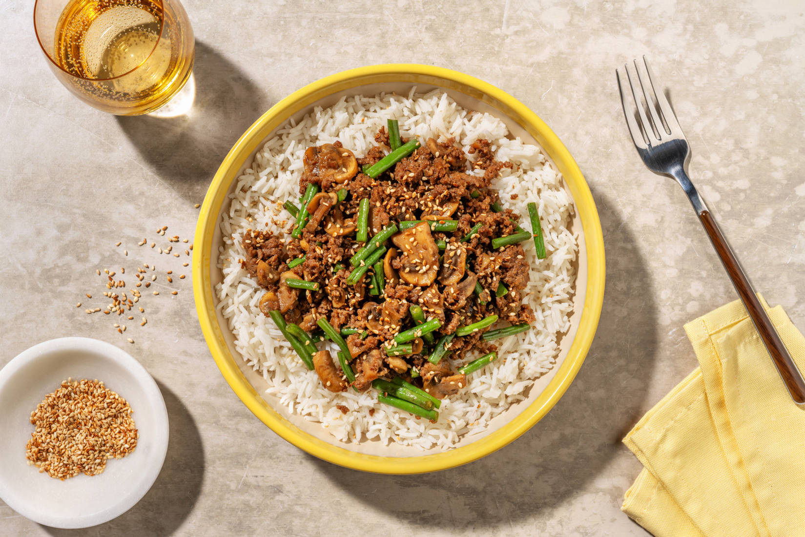 Honey Miso Mushroom Double Beef