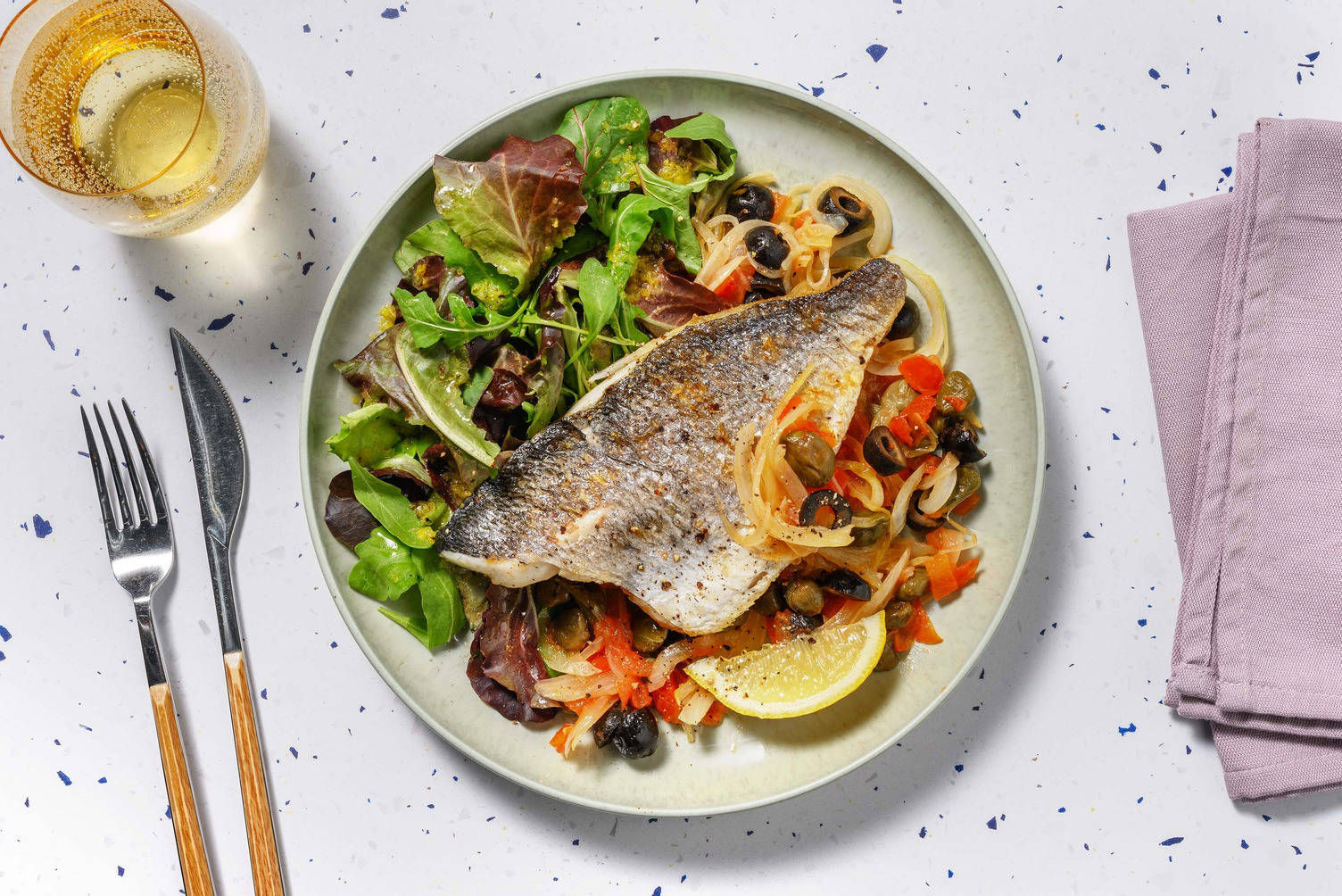 Filetto di orata 'alla belladonna'