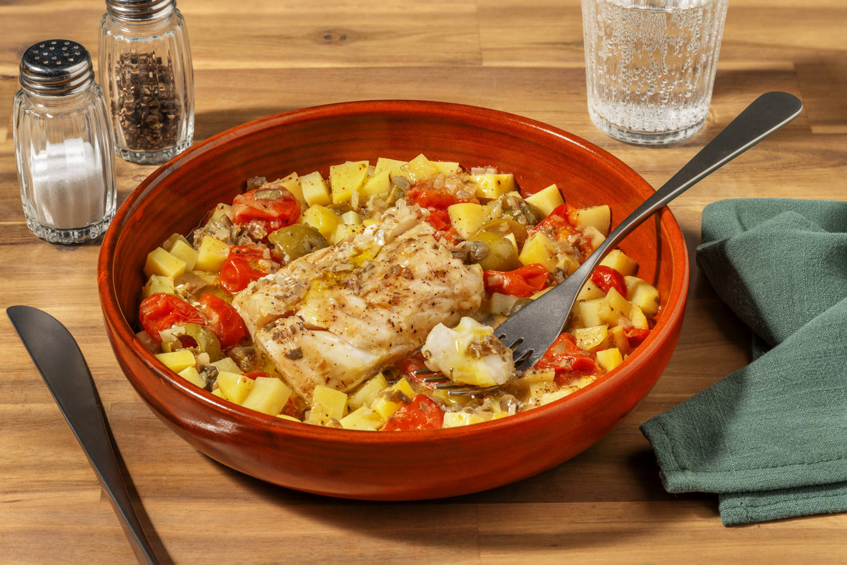 Merluzzo in umido all'anconetana