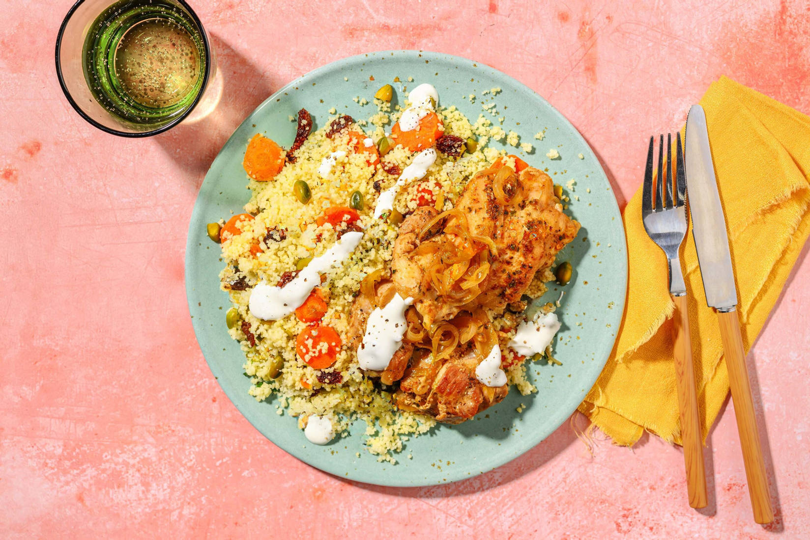 Spezzatino di pollo al cumino e yogurt