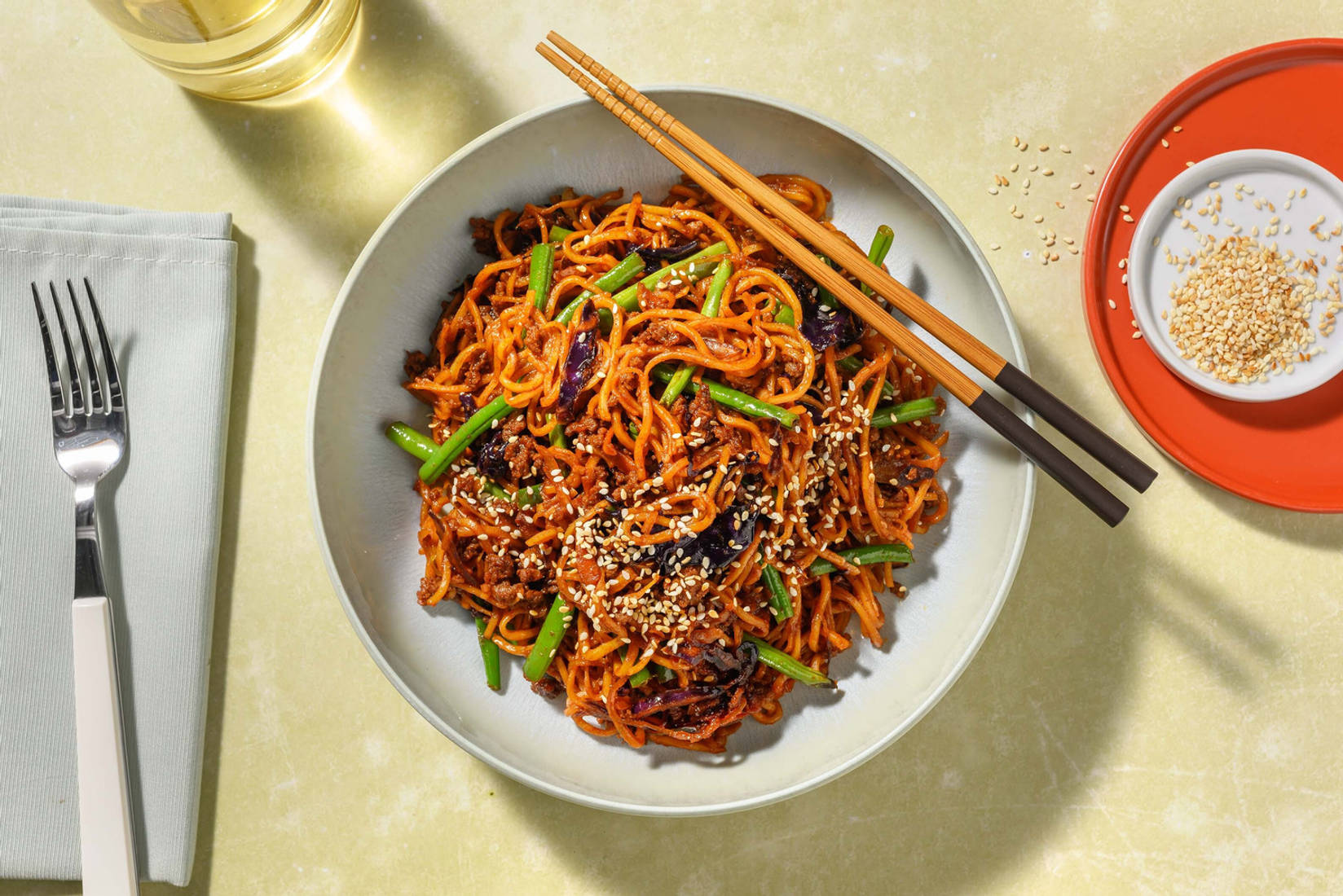 Go-to Gochujang Beef Stir-Fry and Veggie Gyoza