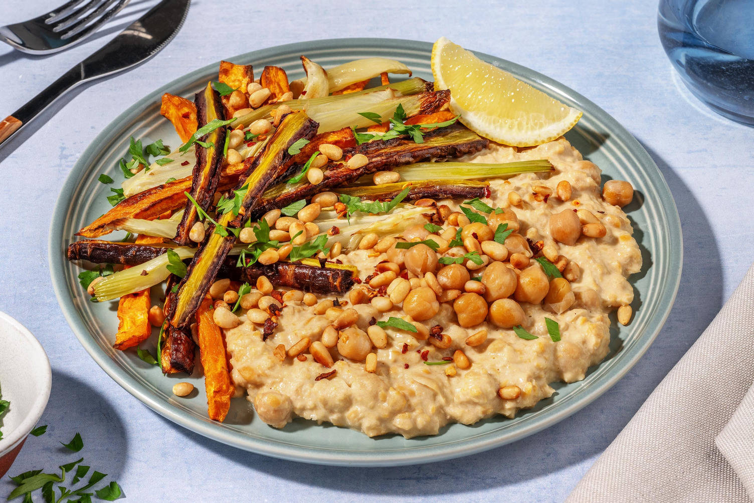 Musabaha - crema di ceci e cumino mediorientale