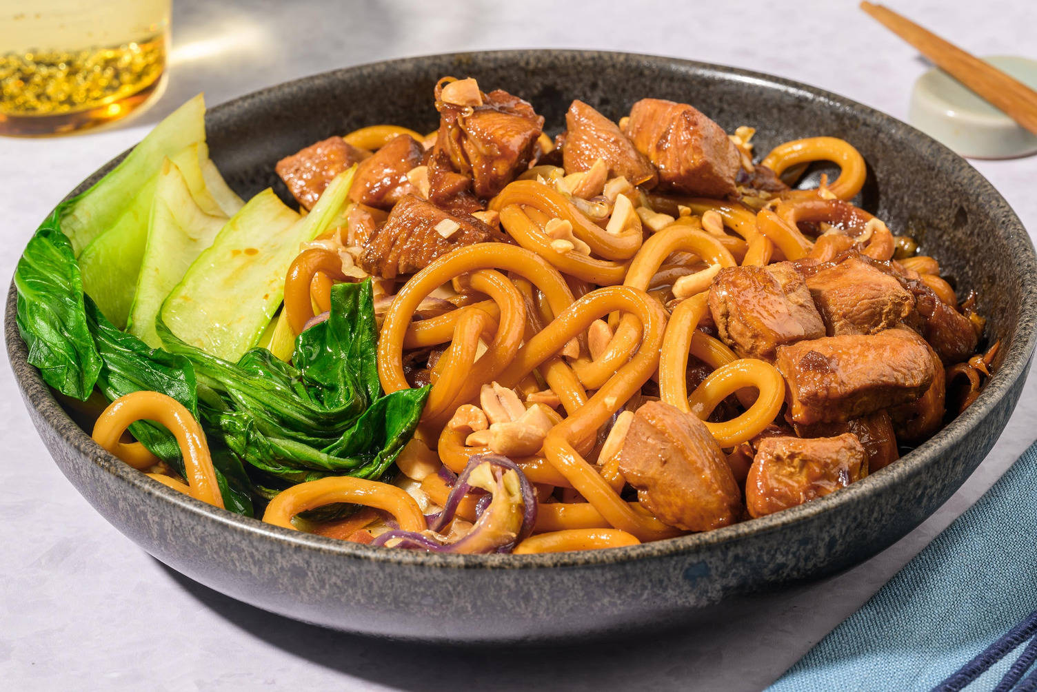 Speedy Ginger Chicken Udon