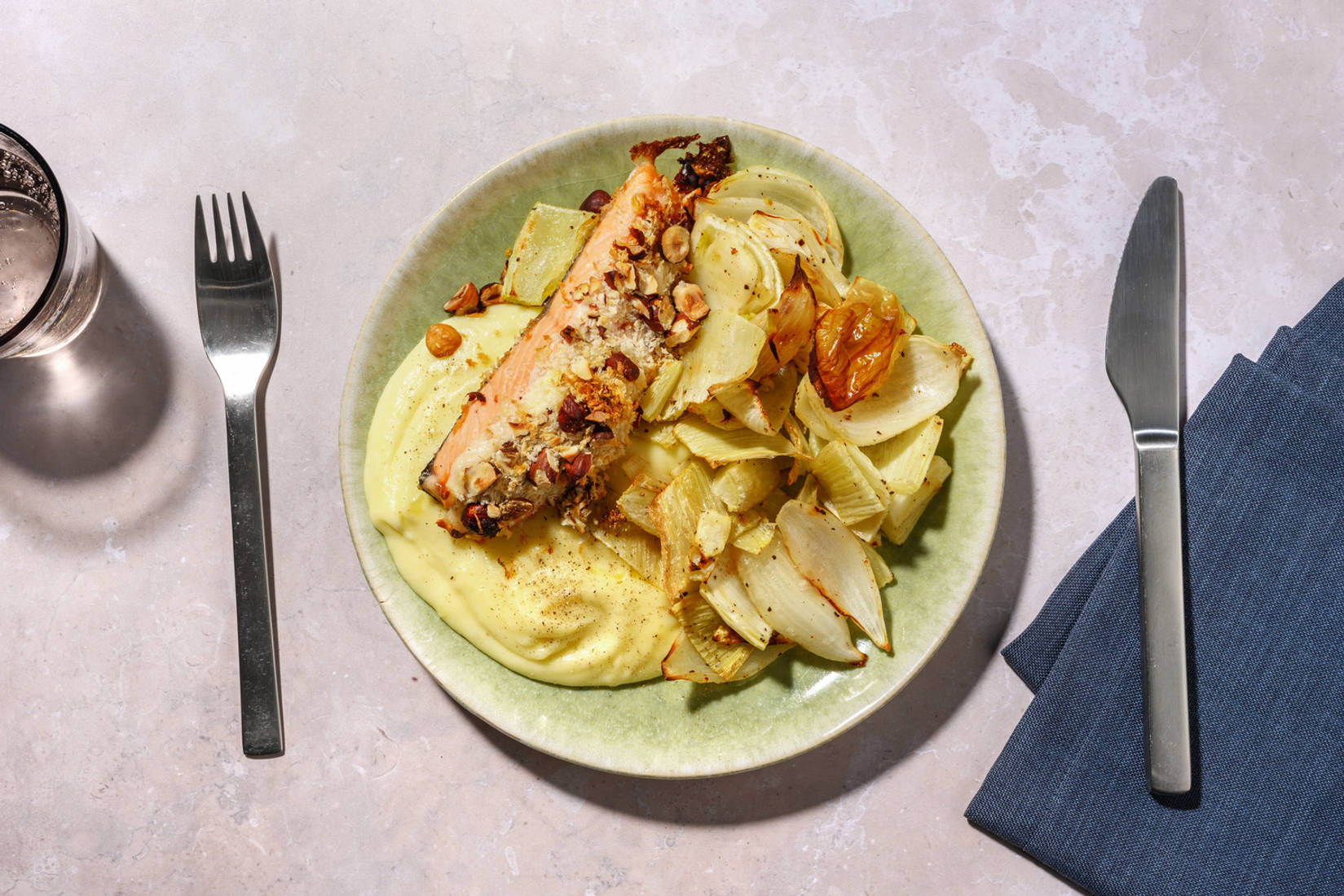 Hazelnut Crusted Salmon