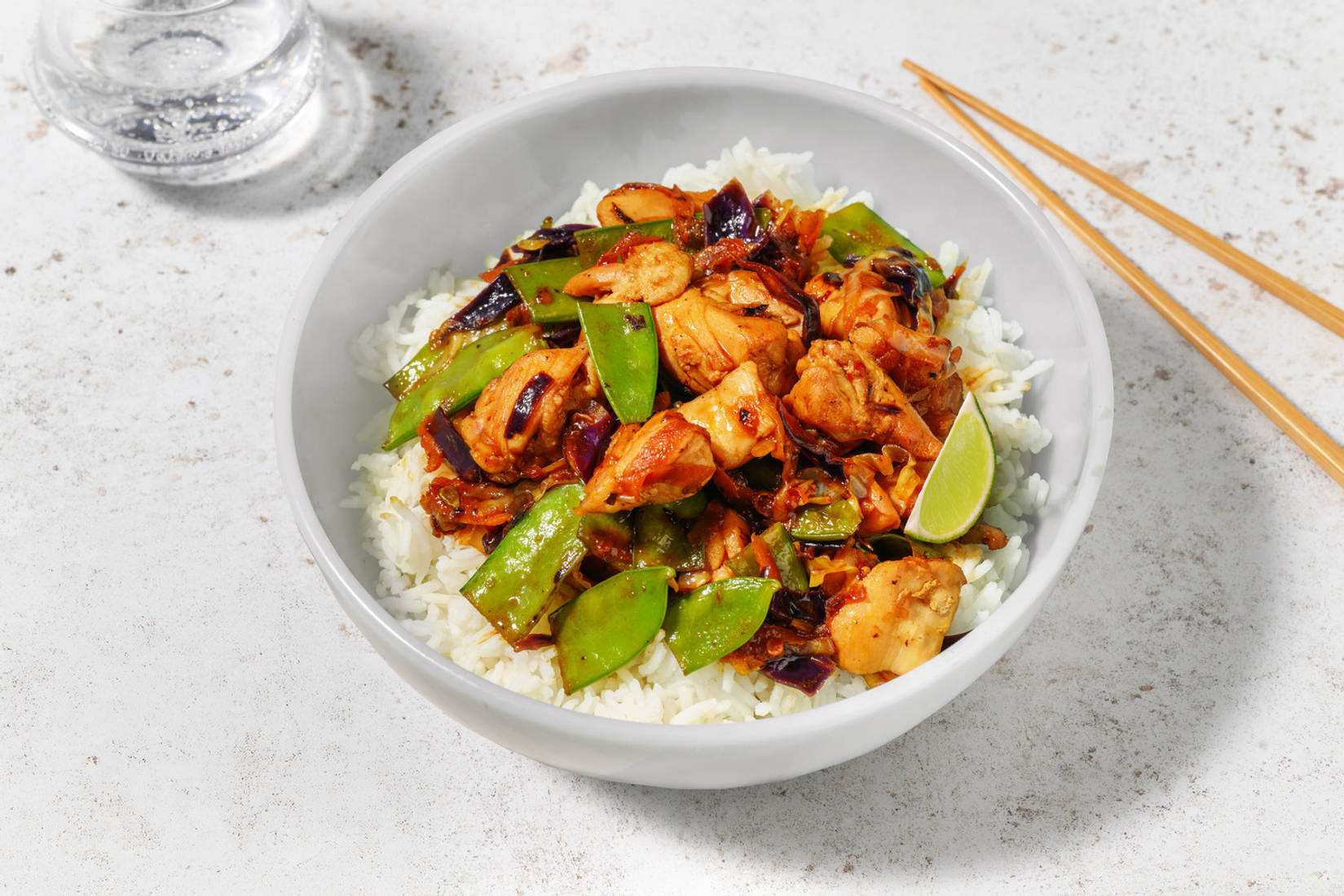 Hot Sauce Teriyaki Chicken Stir-Fry