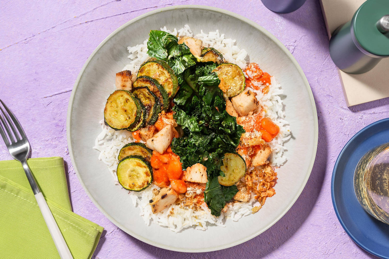 Veggie 'Nduja, Chorizo, Sun-Dried Tomato and Butter Bean Bowl