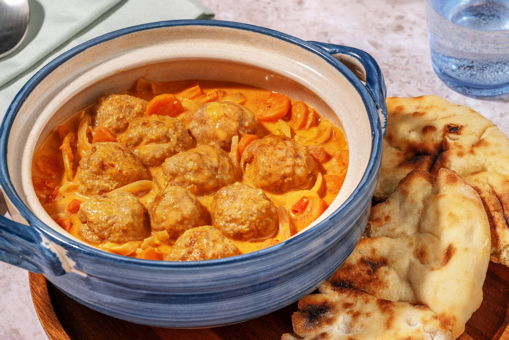 Polpette di pollo pronte in salsa tandoori