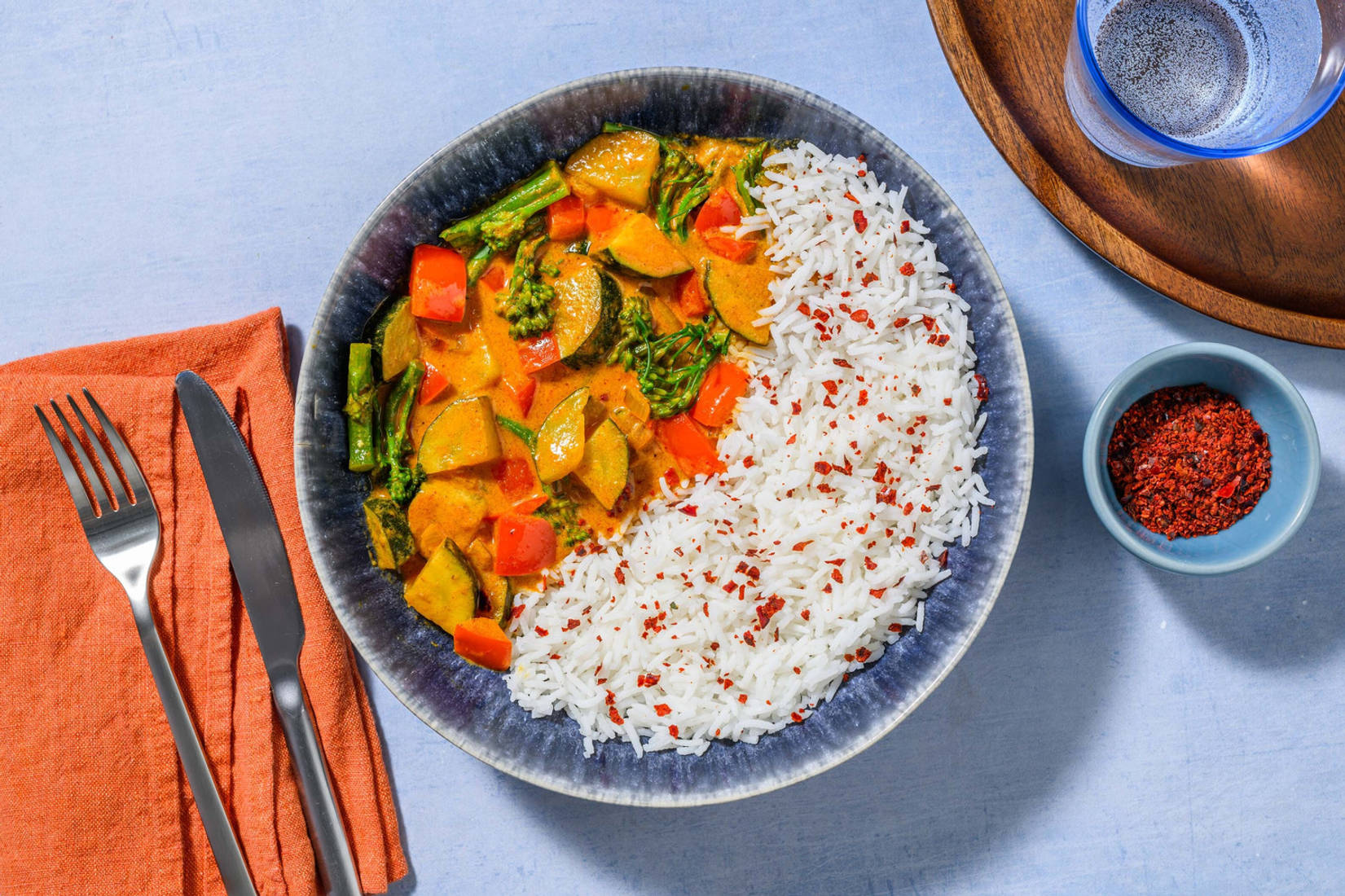 Veggie Tikka Masala and Basmati Rice