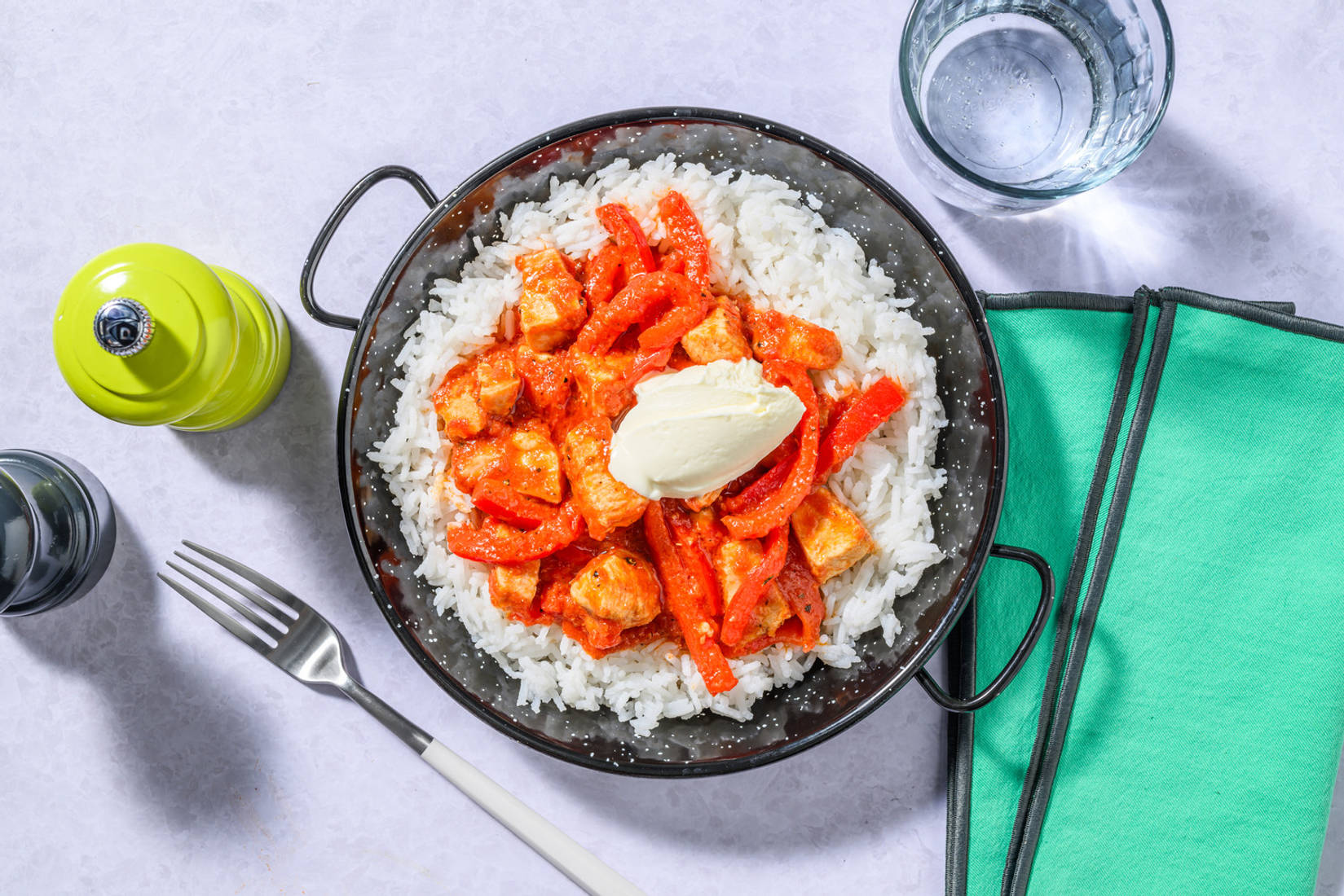 Spiced Chicken and Pepper Stew