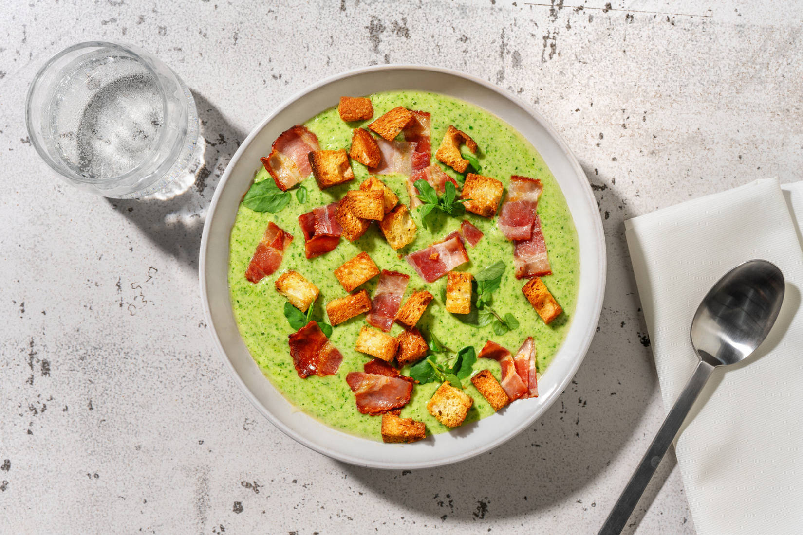 La vie en vert : velouté de cresson