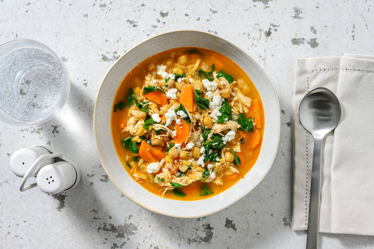 Soupe orientale au poulet Label Rouge effiloché