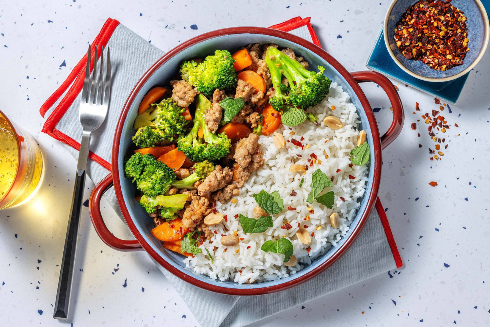 Sweet chili-fläskfärs 