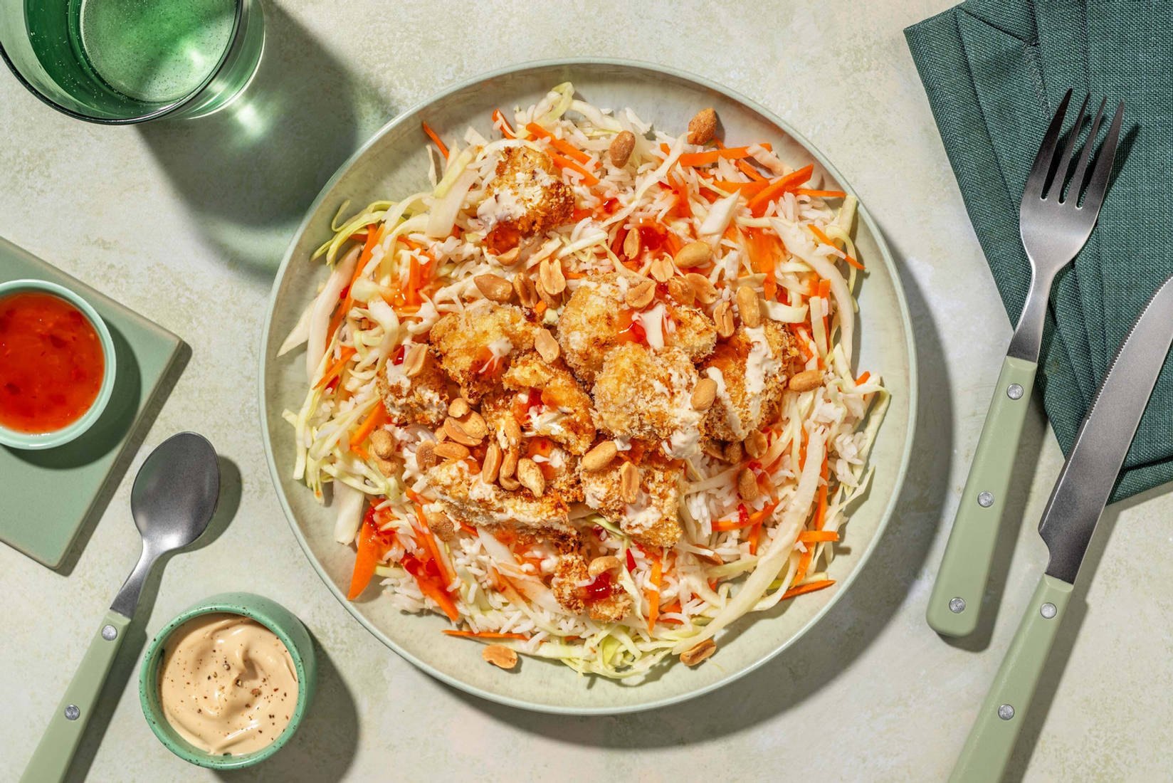 Chou-fleur croustillant au panko