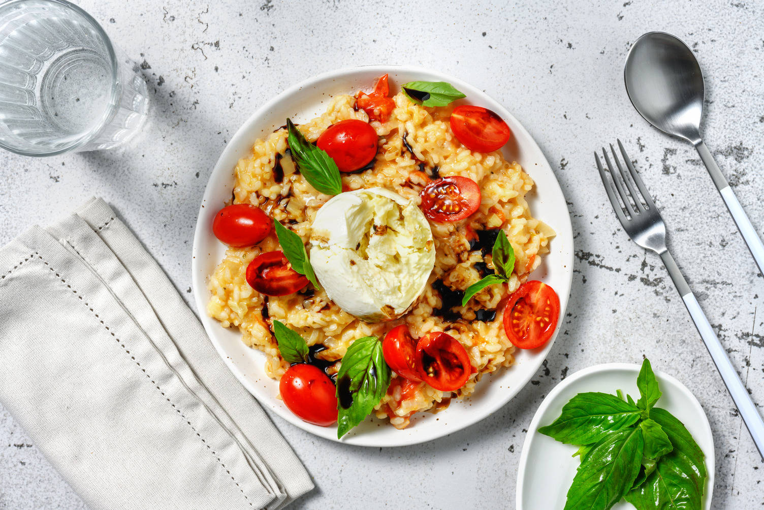 Risotto aux couleurs de l'Italie & parmesan AOP