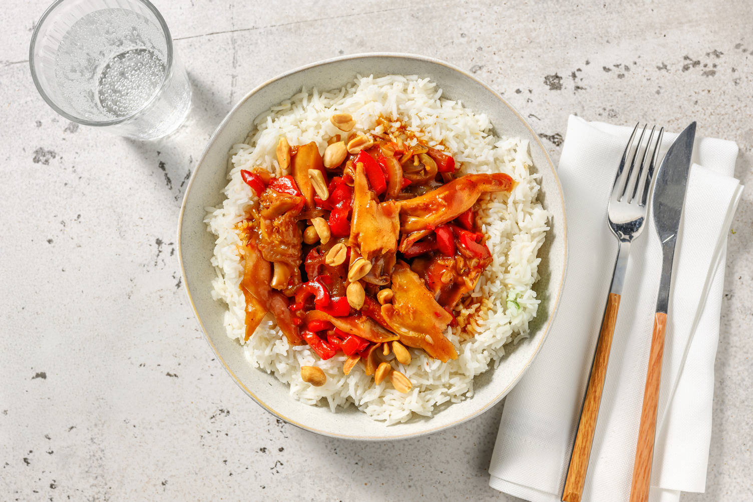 Le Végé : Kung Pao aux émincés veggie