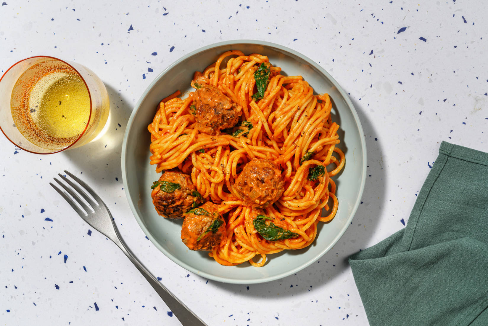 Spaghetti & polpette de bœuf