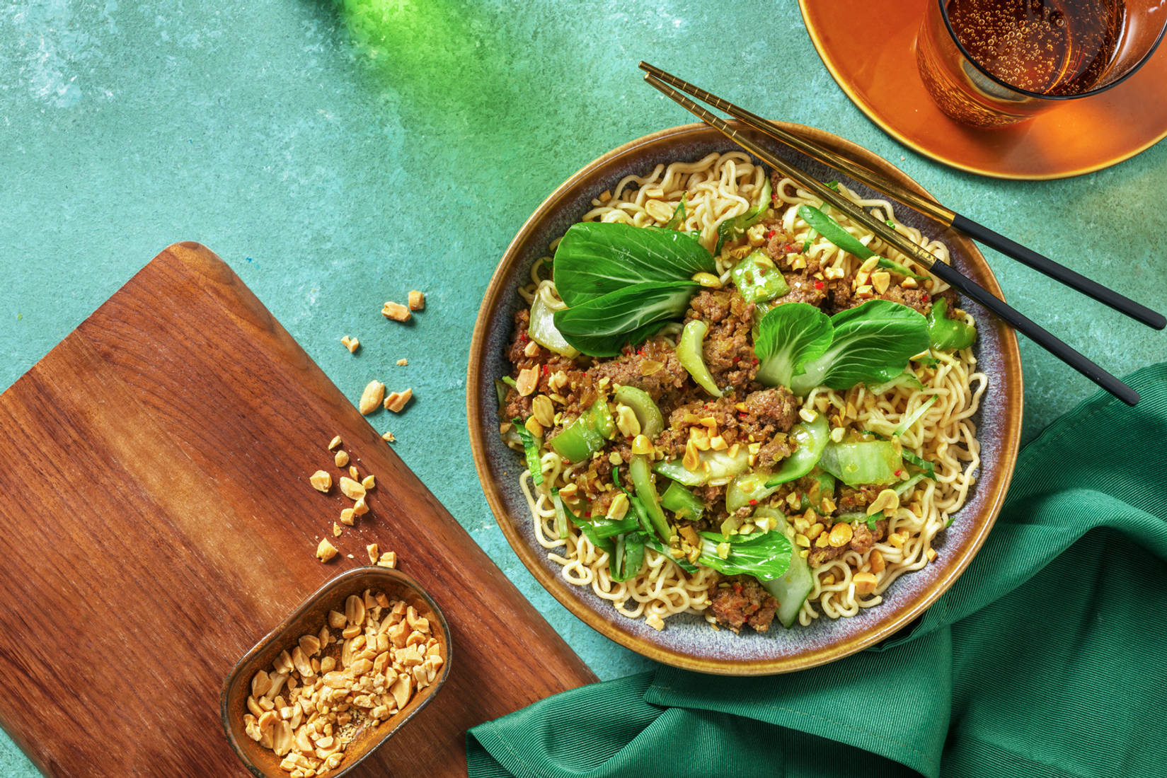 Nouilles express façon Dan Dan de Maître Shifu