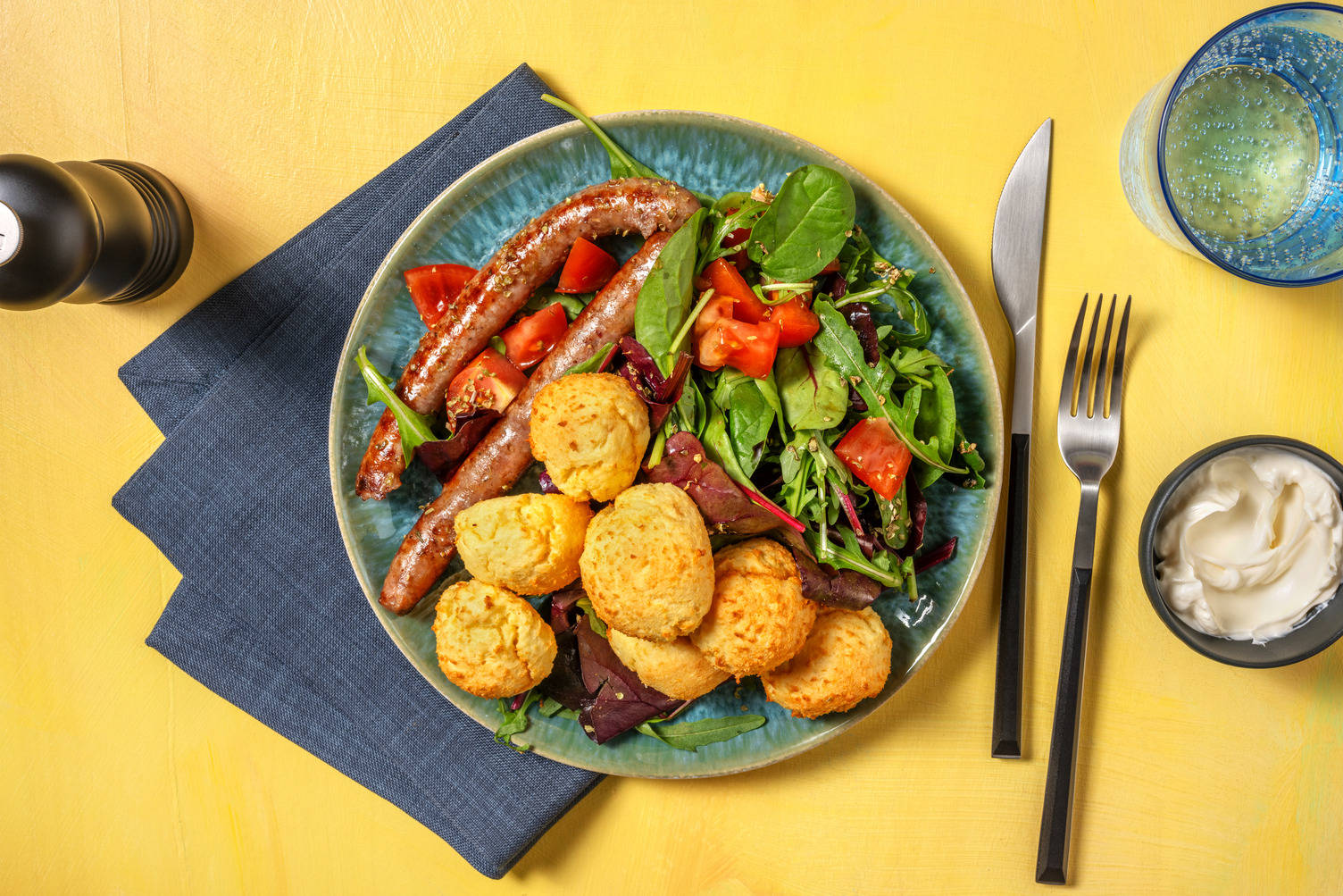 Chipos, aïoli & pommes dauphines express