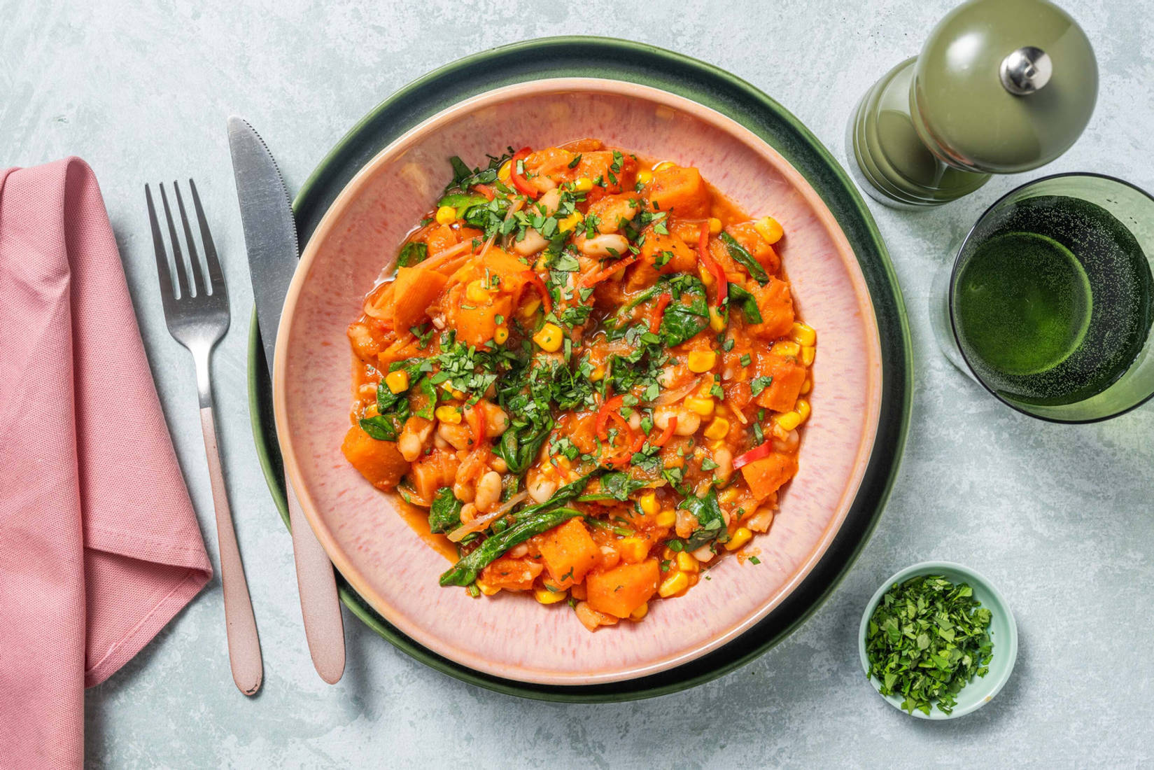 Rauchiges Süsskartoffel-Chili 