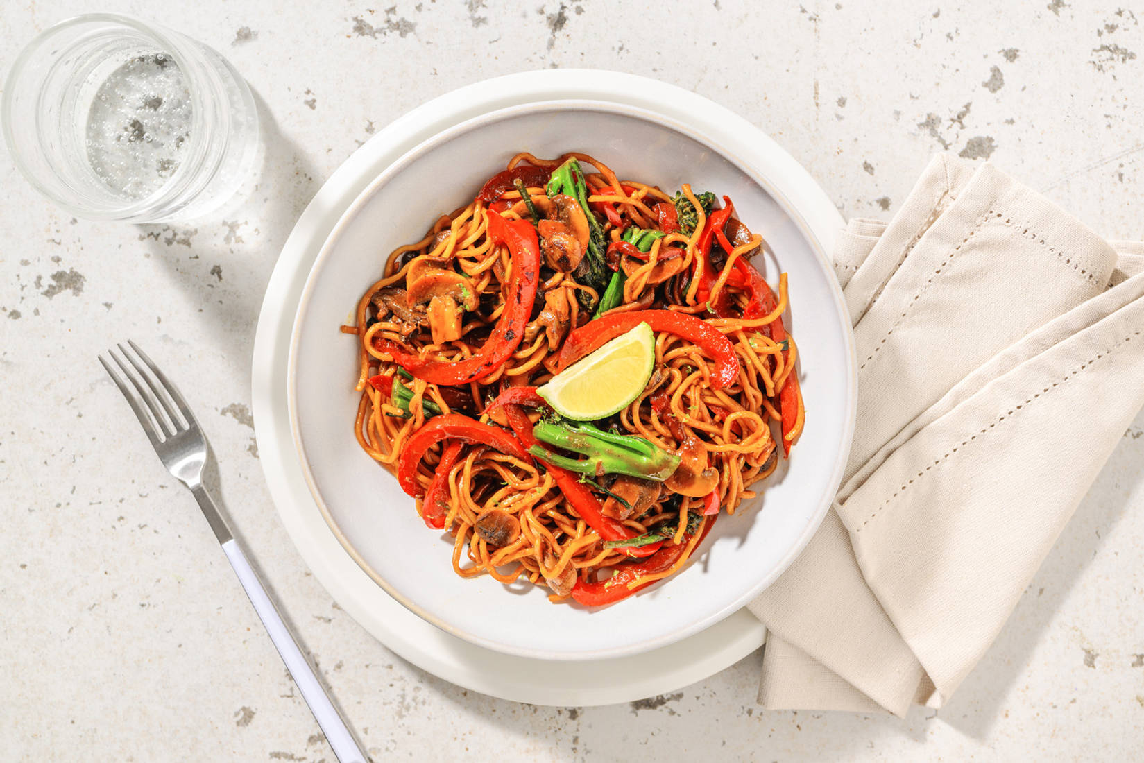 Fragrant Chicken Noodle Stir-Fry