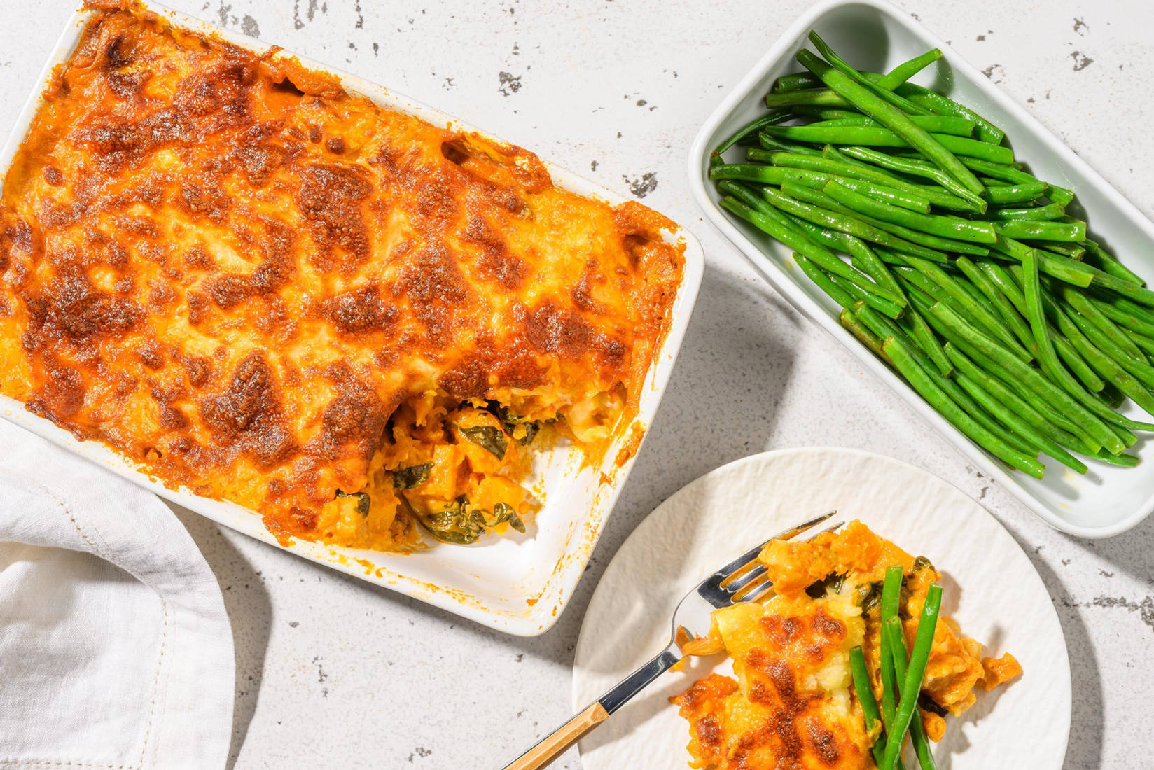 Korma Spiced Butternut Squash Pie