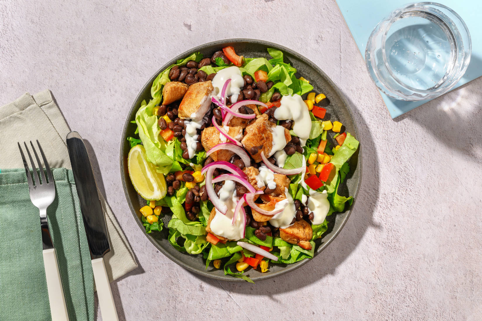 Mexican Spiced Chicken Salad with Bacon