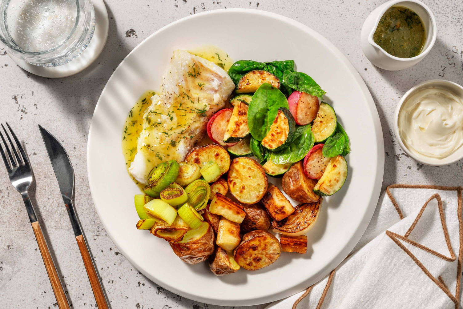 Citrusstegt hvid fisk