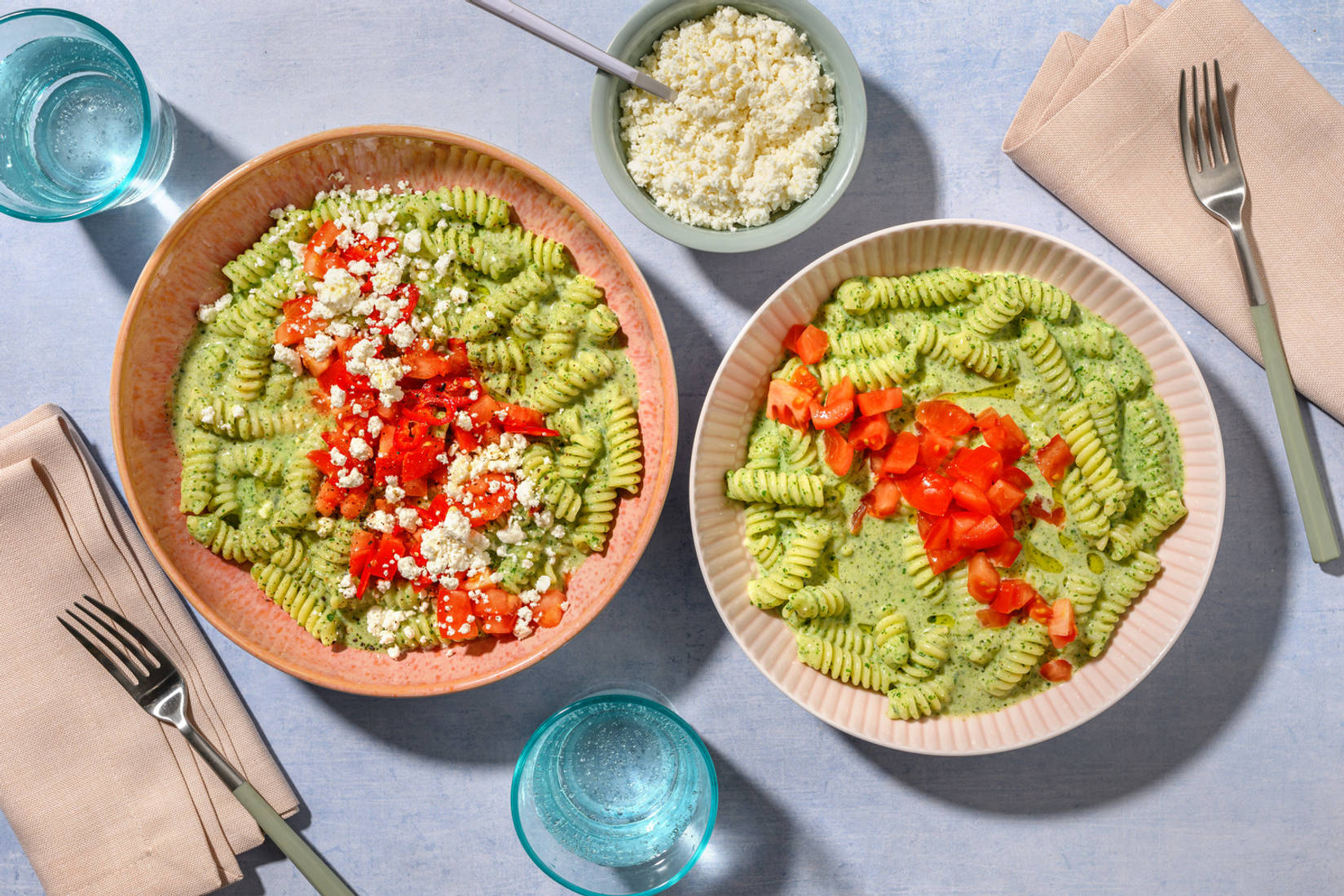 Mega Monster Pasta mit verstecktem Baby-Grünkohl